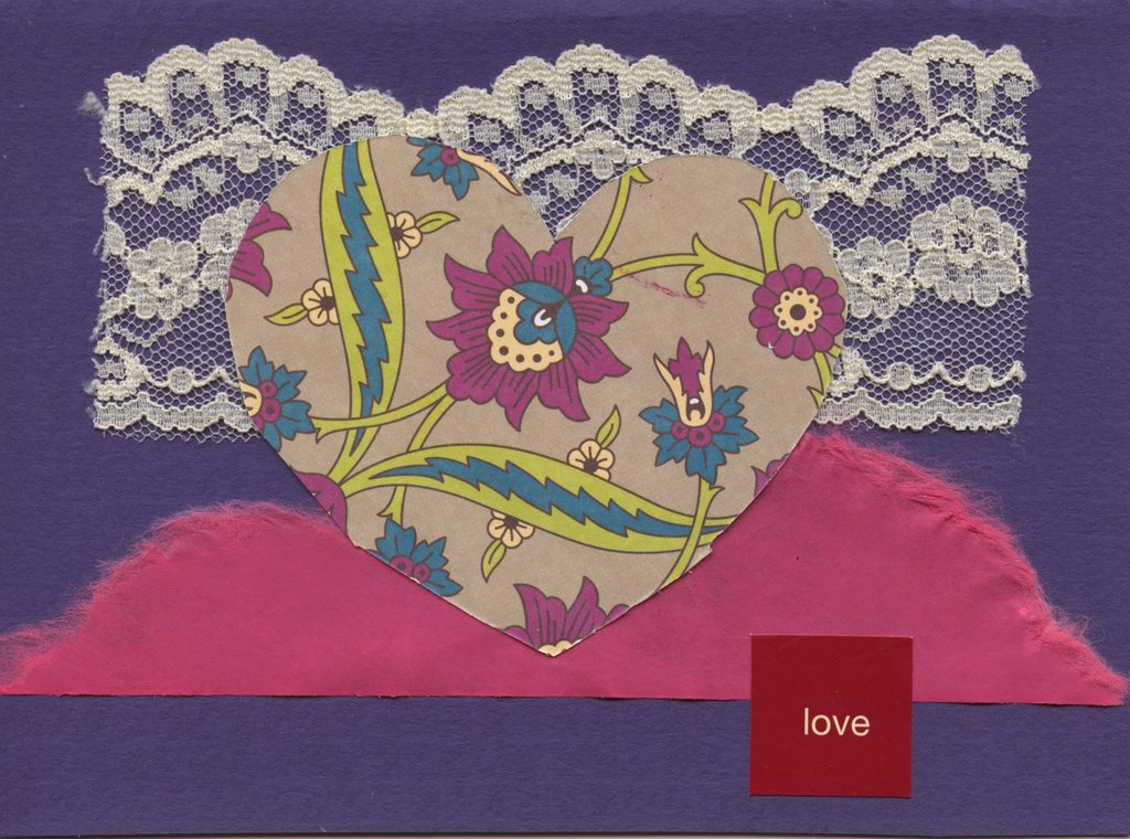 003 - Purple 'Love' with heart