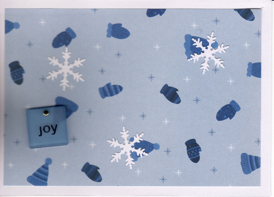 (SOLD) 055 - Joy (mittens, hats, snow)