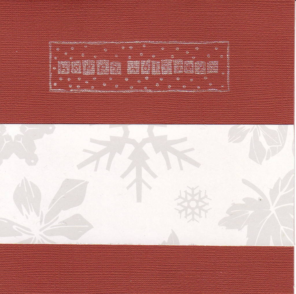 020 - Happy Holidays (red and white)