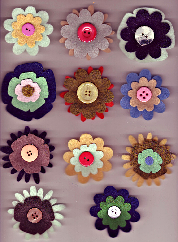 Flower Pins 1